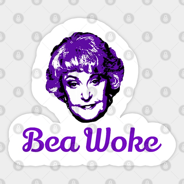 Bea Woke Sticker by Everydaydesigns